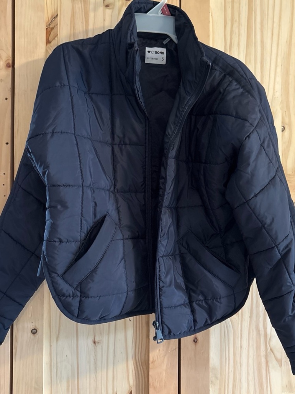 Ci Sono Navy Outerwear Jacket